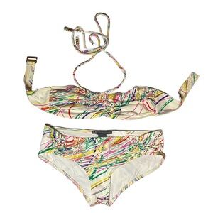 ✨NWOT Armani Exchange White Bikini Set